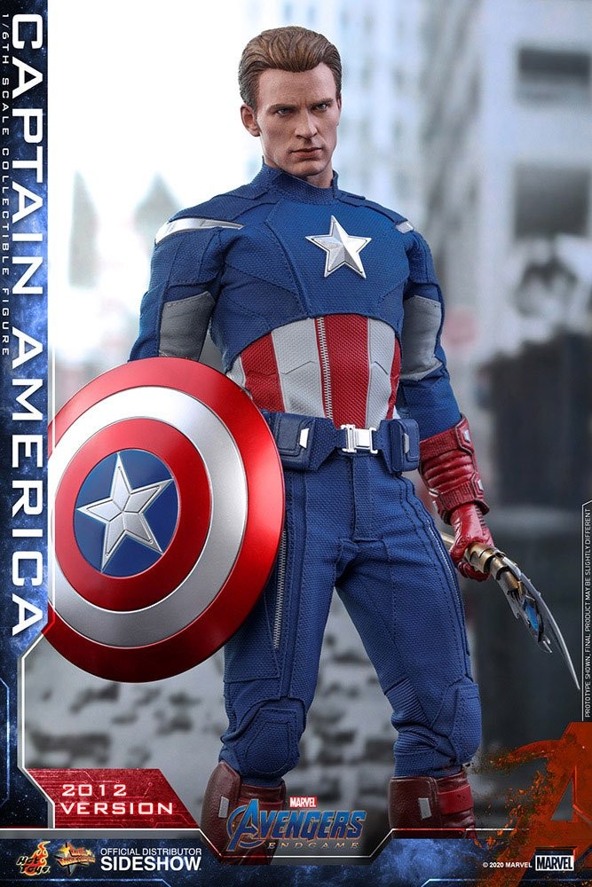 Vengadores: Endgame Figura Movie Masterpiece 1/6 Captain America (2012 Version) 30 cm Hot Toys