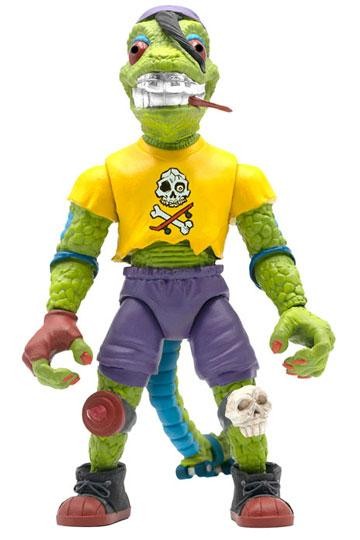 Figura Leonardo TMNT Las Tortugas Ninja Con Cómic Articulada 13,5 cms