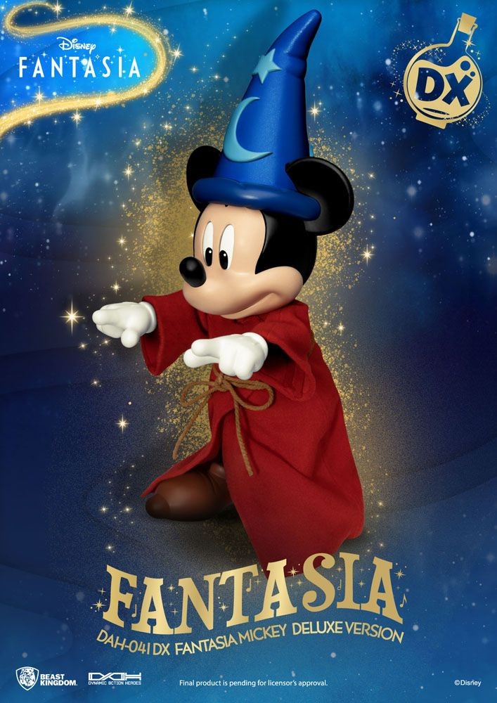 Disney Classic Figura Dynamic 8ction Heroes 1/9 Mickey Fantasia Deluxe Version 21 cm