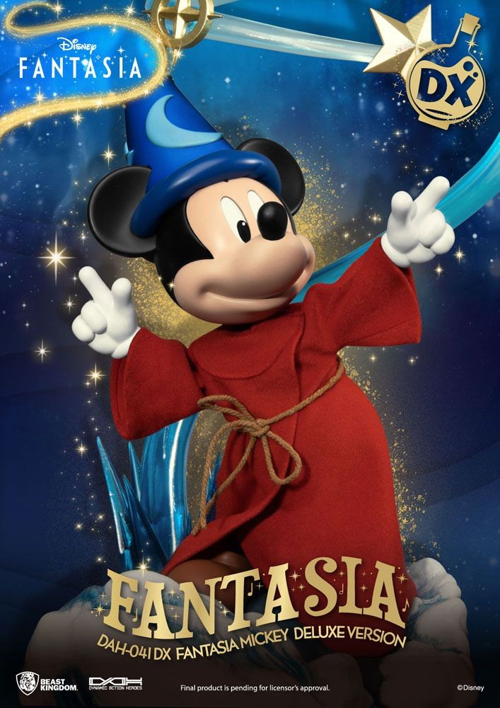 Disney Classic Figura Dynamic 8ction Heroes 1/9 Mickey Fantasia Deluxe Version 21 cm