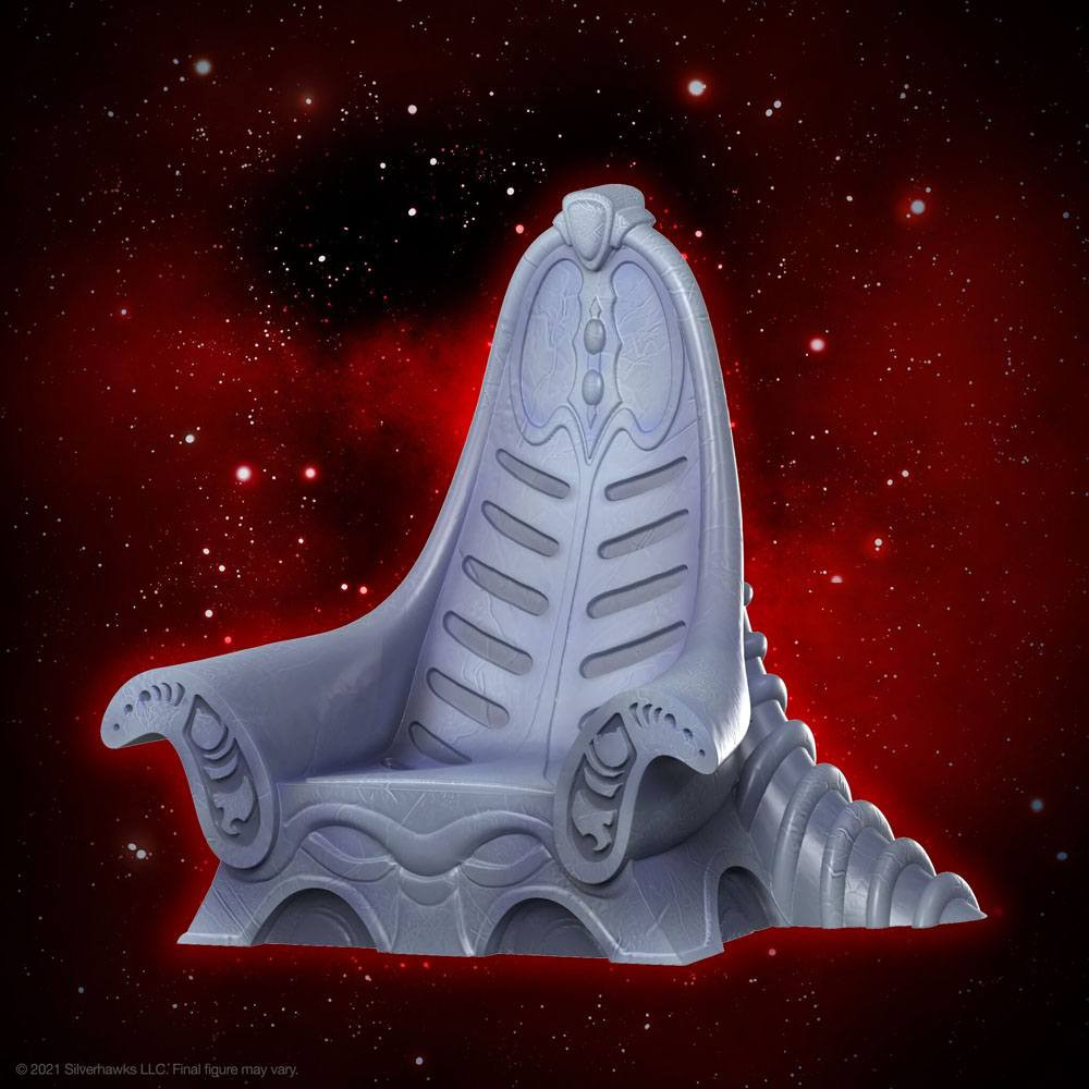 Halcones Galácticos Estatua Ultimates Mon Star's Transformation Chamber Throne 20 x 23 cm