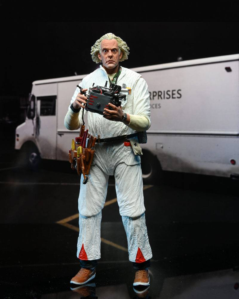 ULTIMATE DOC BROWN (1985) FIGURA 18 CM BACK TO THE FUTURE SCALE ACTION FIGURE