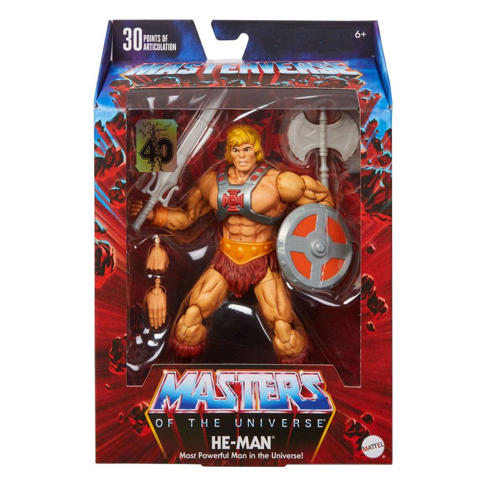 Masters of the Universe Masterverse Figura 2022 40th Anniversary He-Man 18 cm Figuras Masters of the Universe