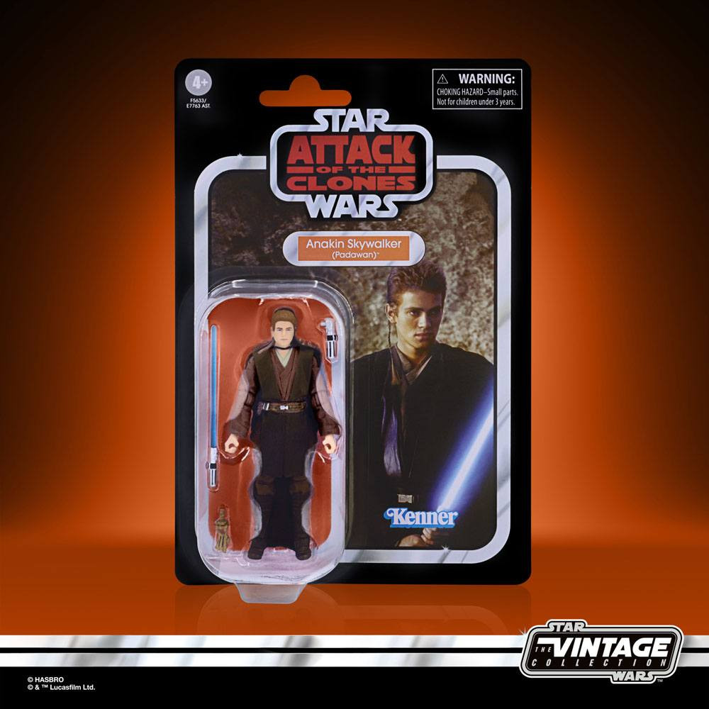 Star Wars Episode II Vintage Collection Figura 2022 Anakin Skywalker (Padawan) 10 cm