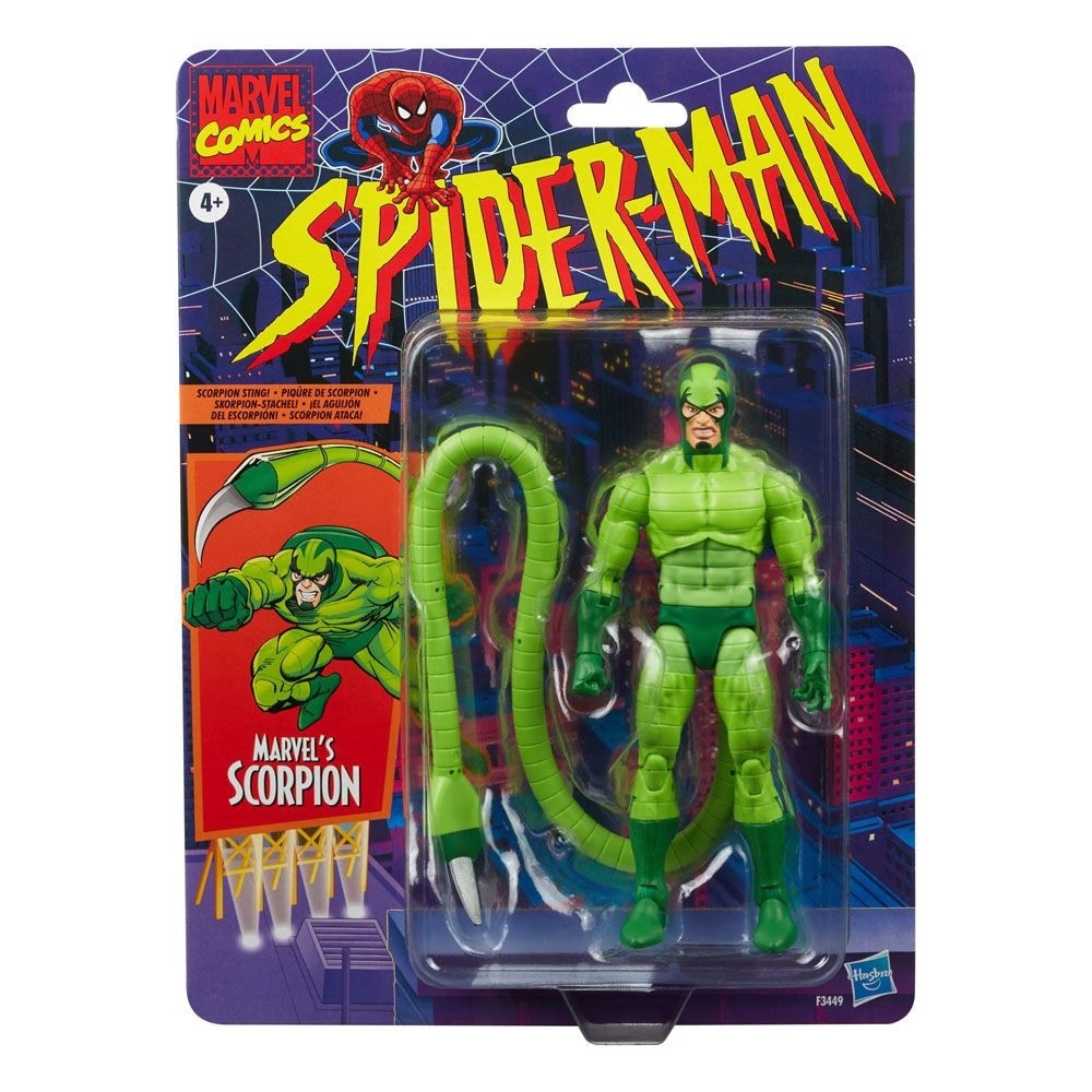 Spider-Man Marvel Legends Series Figura Retro Marvel's Scorpion 15 cm