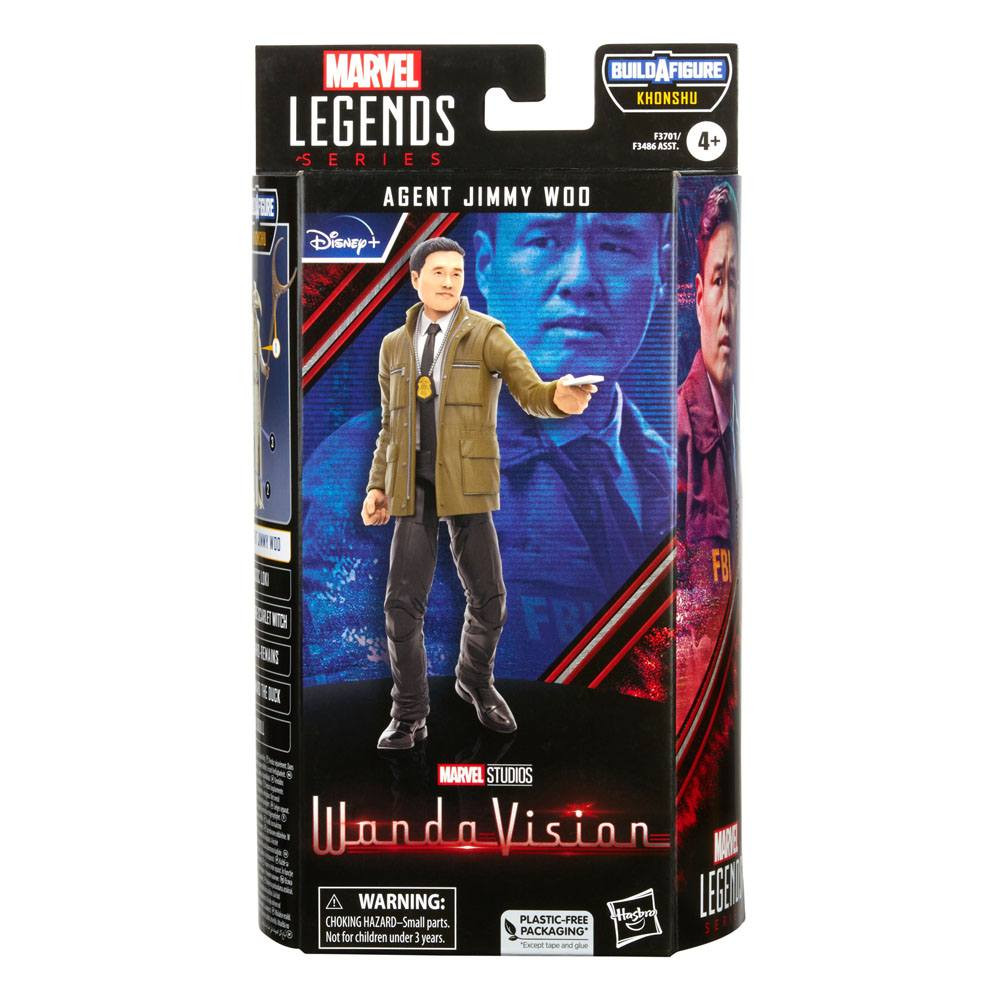 WandaVision Marvel Legends Figura Khonshu BAF: Agent Jimmy Woo 15 cm