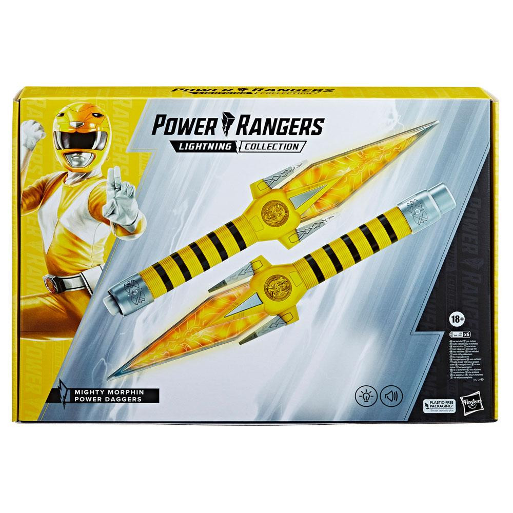 Power Rangers Lightning Collection Réplica Juego de Rol Premium 2022 Mighty Morphin Power Daggers