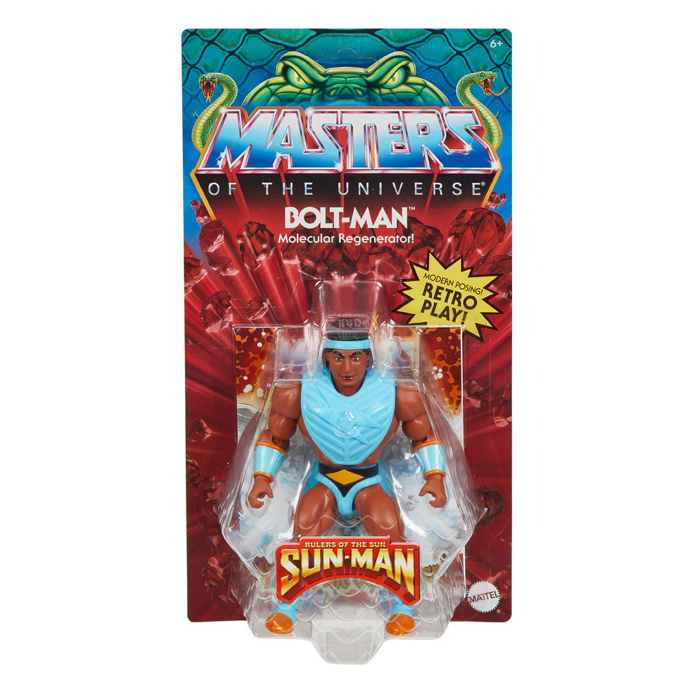 Masters of the Universe Origins Figuras Bolt-Man 14 cm