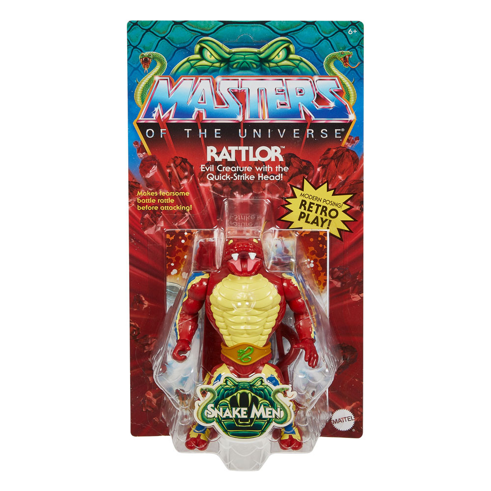 Masters of the Universe Origins Figuras Rattlor 14 cm