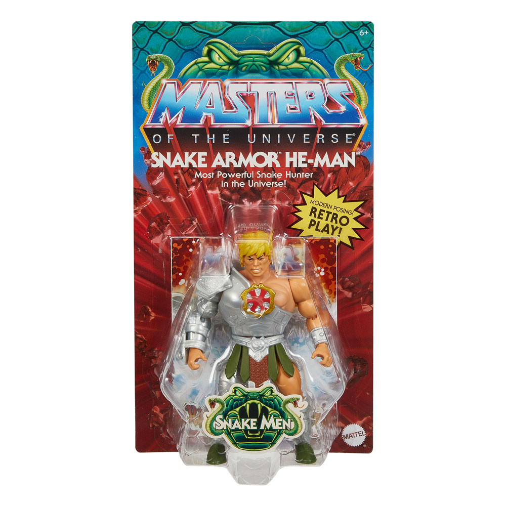 Masters of the Universe Origins Figuras Snake Armor He-Man 14 cm