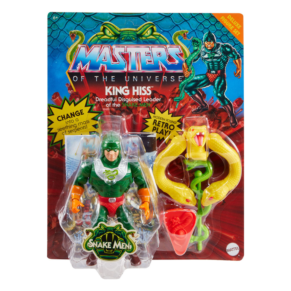 Masters of the Universe Origins Deluxe Figura King Hiss 14 cm