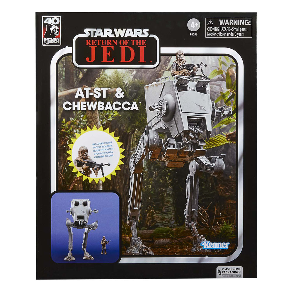 Star Wars Episode VI Vintage Collection Vehículo con Figura AT-ST & Chewbacca