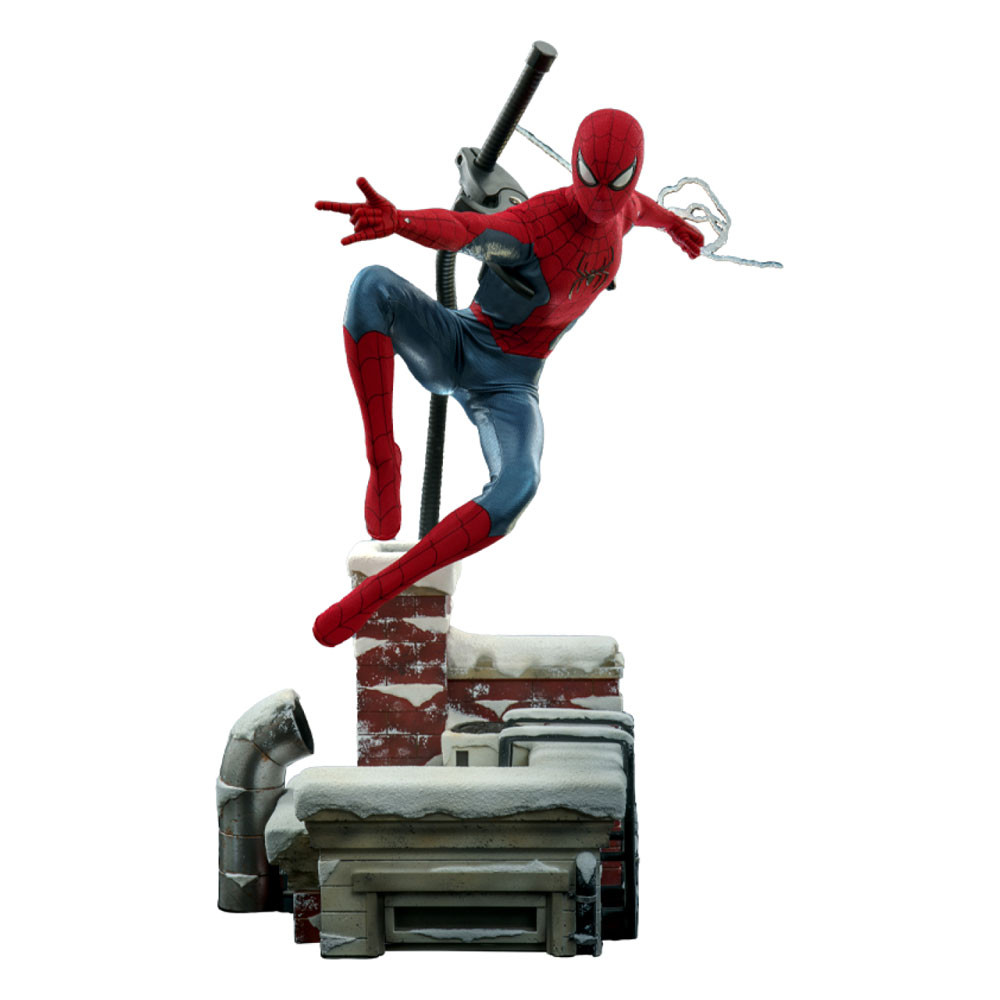 Spider-Man: No Way Home Figura Movie Masterpiece 1/6 Spider-Man (New Red and Blue Suit) (Deluxe Version) 28 cm