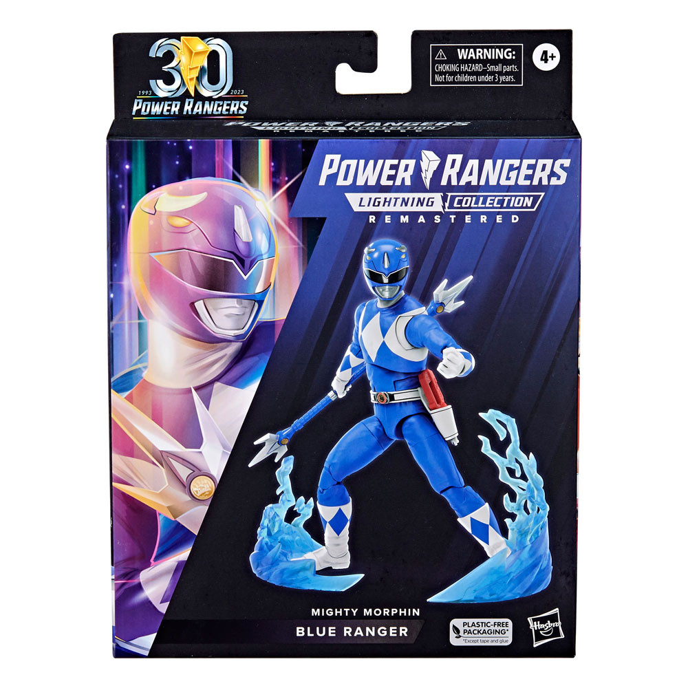 Power Rangers Ligtning Collection Figura Mighty Morphin Blue Ranger 15 cm