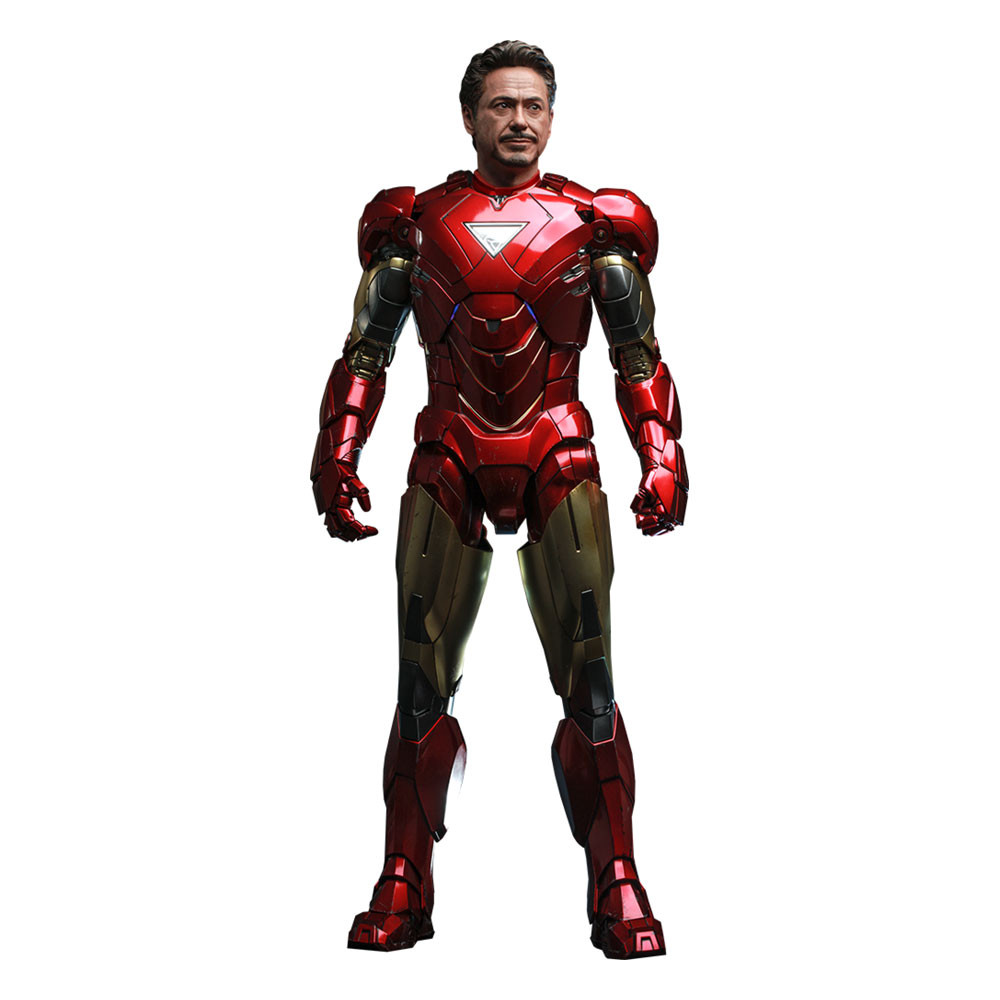 Marvel Los Vengadores Figura Movie Masterpiece Diecast 1/6 Iron Man Mark VI (2.0) 32 cm