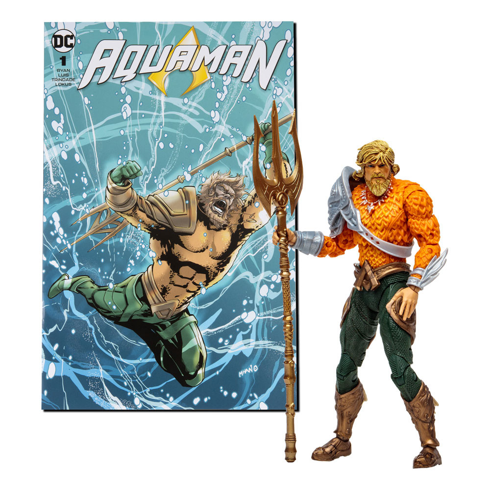 DC Direct Page Punchers Figura & Cómic Aquaman (Aquaman) 18 cm