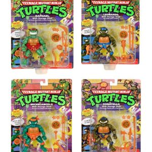 Tortugas Ninja Figuras Classic Turtle PACK DE 4 FIGURAS