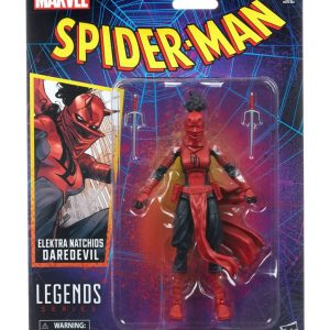 Spider-Man Marvel Legends Retro Collection Figura Elektra Natchios Daredevil 15 cm