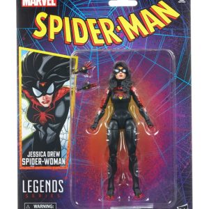 Spider-Man Marvel Legends Retro Collection Figura Jessica Drew Spider-Woman 15 cm