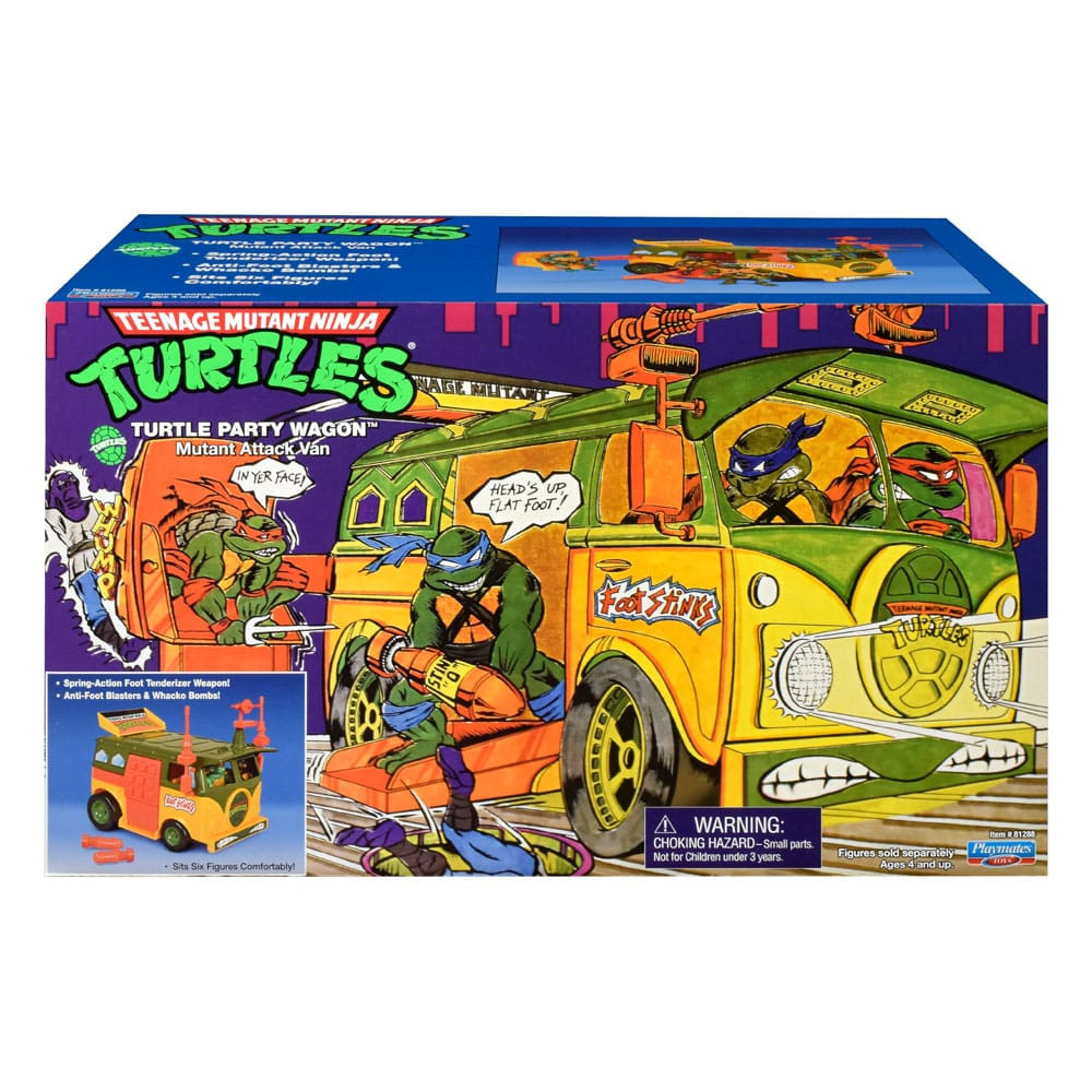 Tortugas Ninja Vehículo Classic Turtle Party Wagon