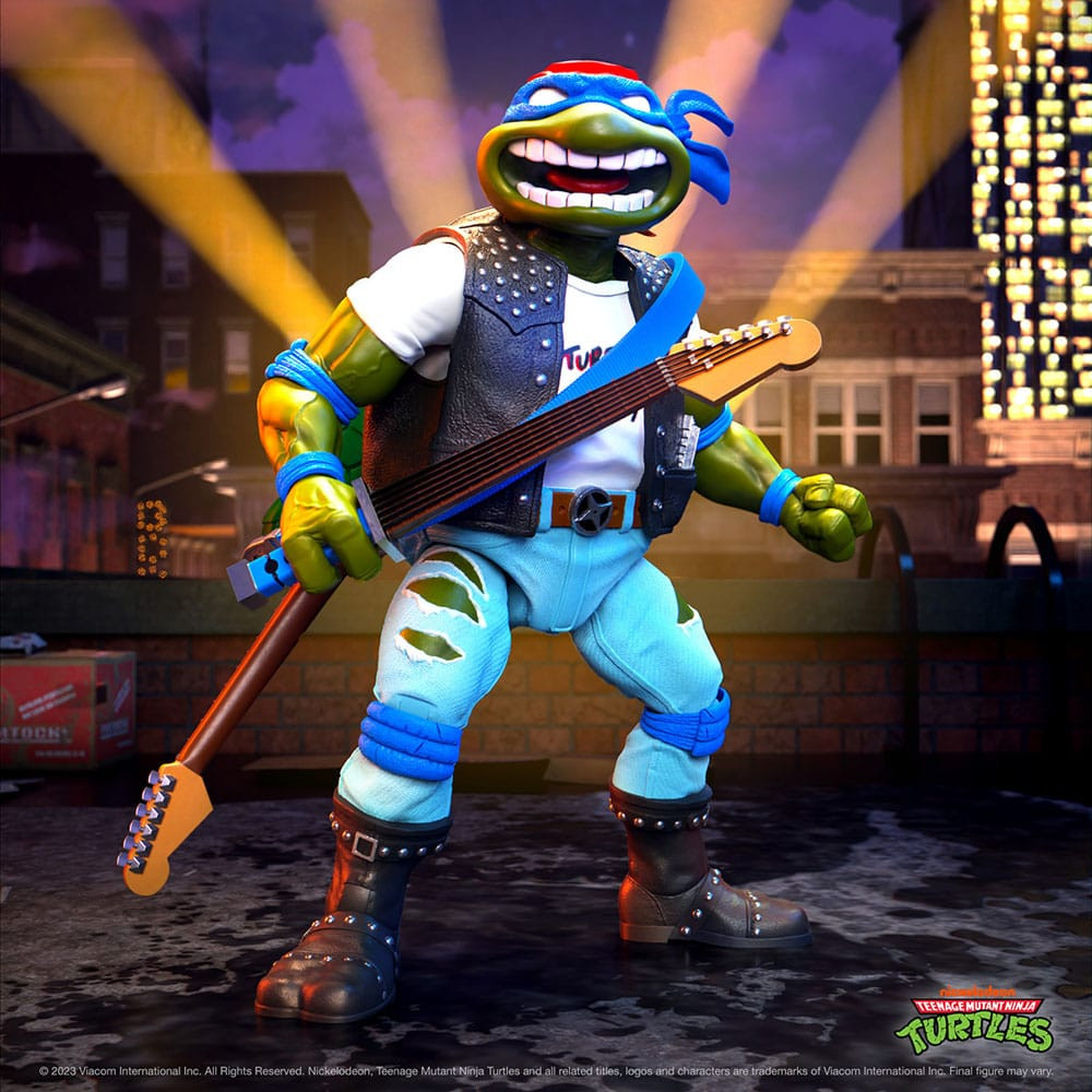 Teenage Mutant Ninja Turtles Figura Ultimates Classic Rocker Leo 18 cm