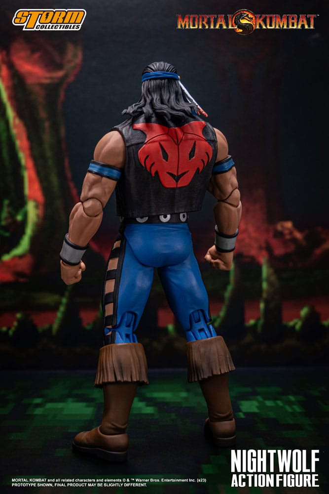 Mortal Kombat Figura 1/12 Nightwolf 18 cm