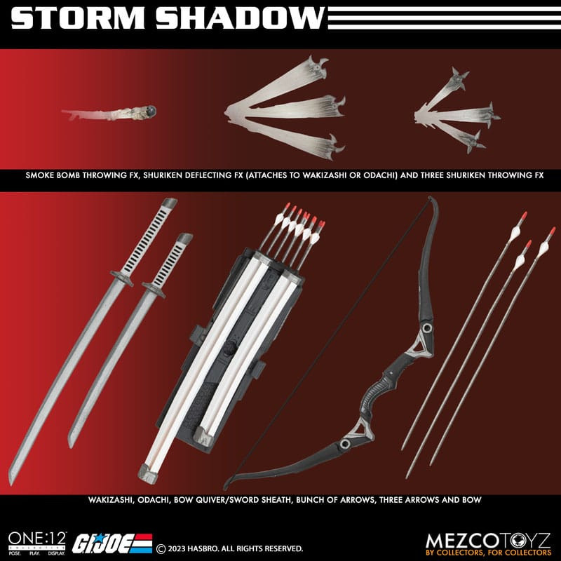 G.I. Joe Figura 1/12 Storm Shadow 16 cm