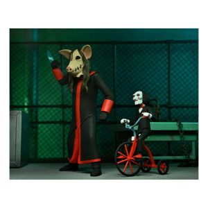 JIGSAW KILLER & BILLY THE PUPPET TRICYCLE BOXED SET SCALE ACTION FIG. 15 CM SAW TOONY TERRORS