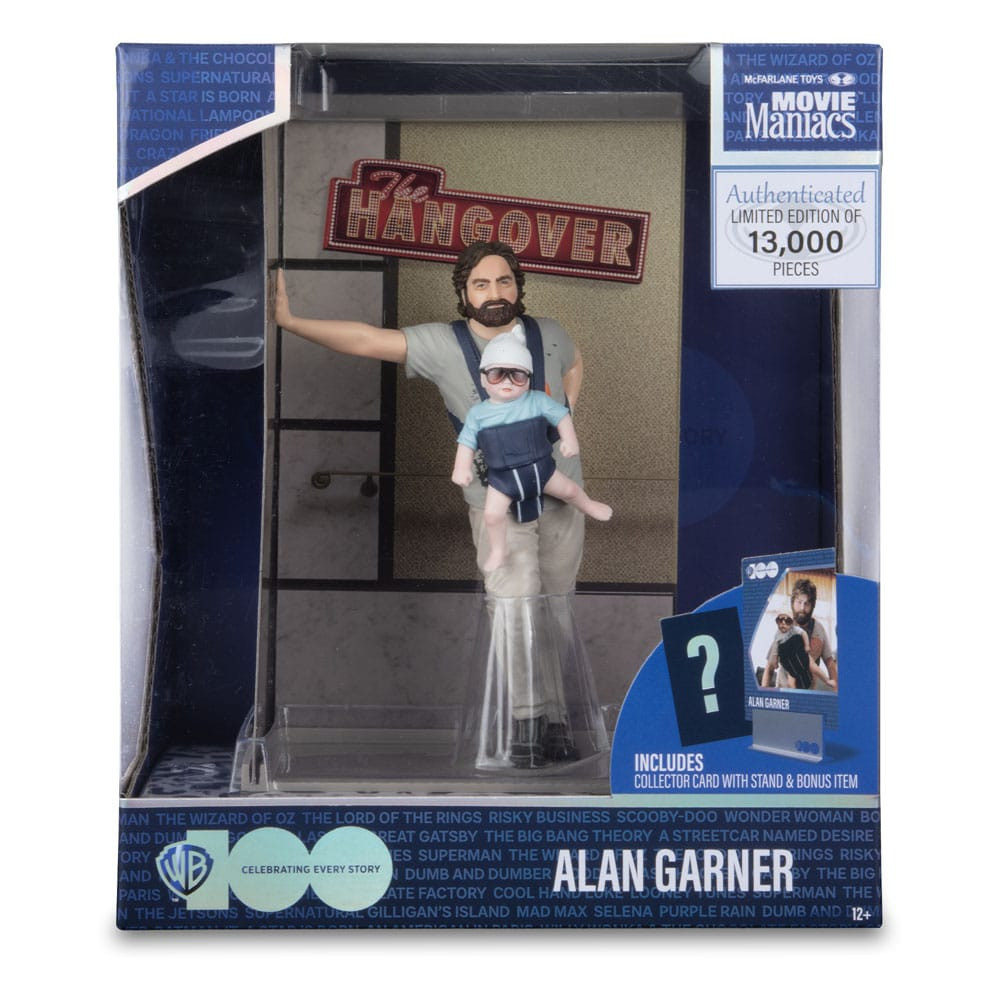 Resacón en Las Vegas Figura Movie Maniacs Alan Garner 18 cm
