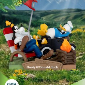 Disney Diorama PVC D-Stage Campsite Series Goofy & Donald Duck 10 cm