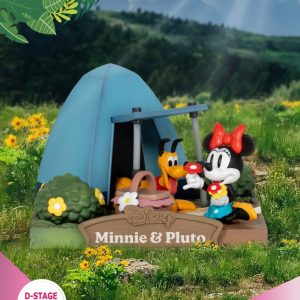 Disney Diorama PVC D-Stage Campsite Series Mini & Pluto 10 cm