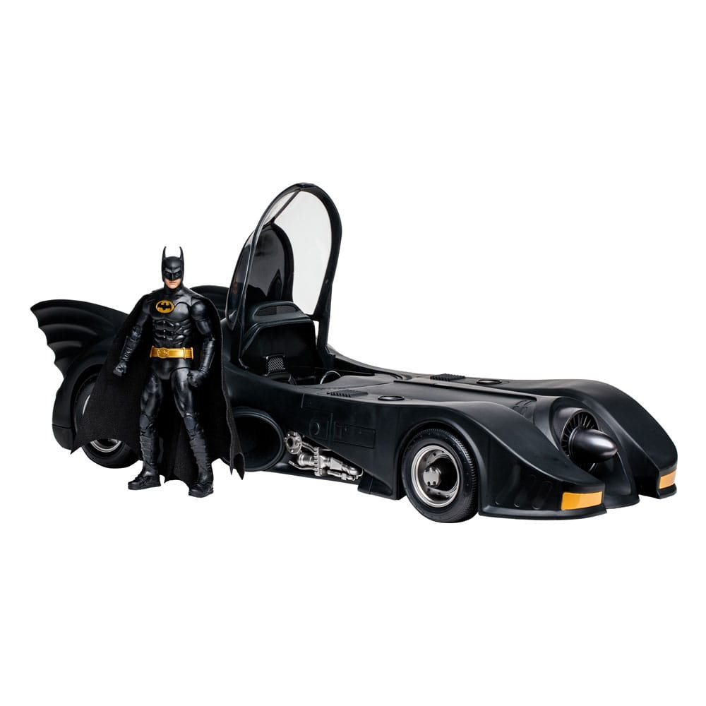DC Multiverse Vehículo y Figura Batman 1989 with Batmobile 18 cm