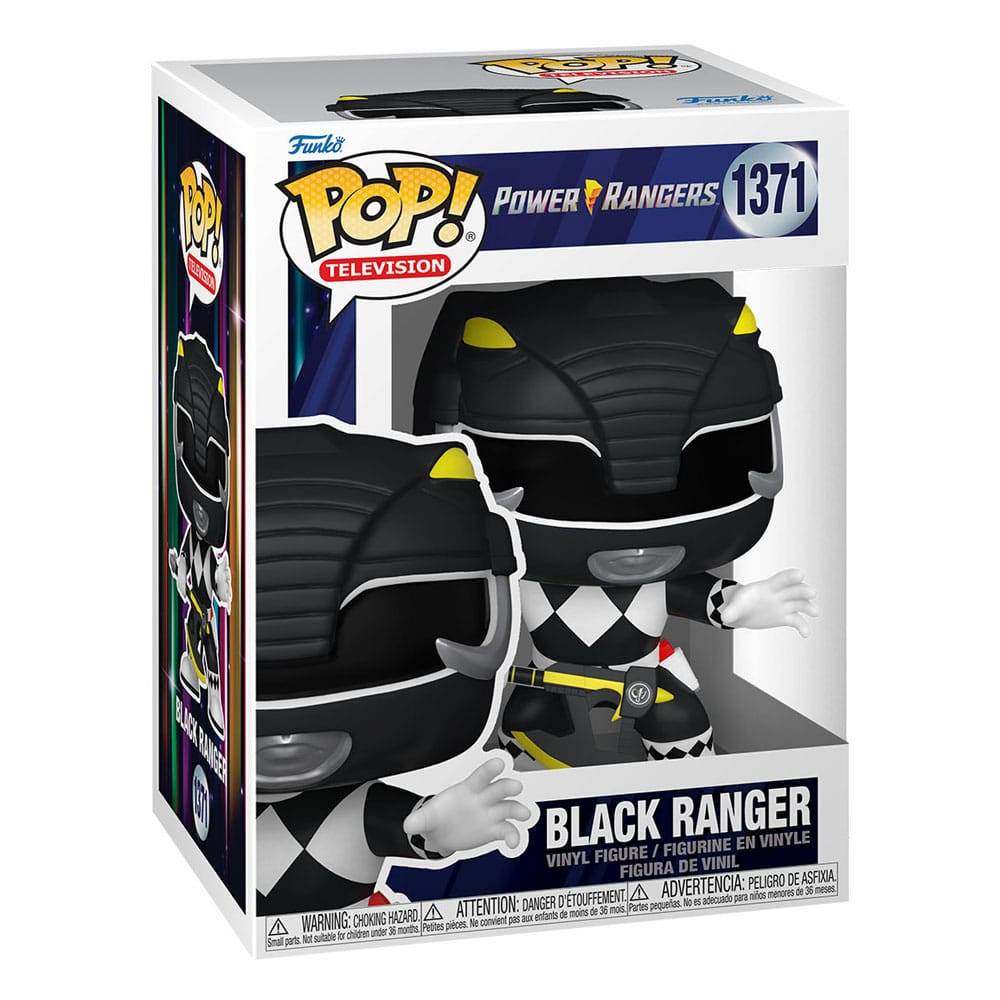 Power Rangers 30th Figura POP! TV Vinyl Black Ranger 9 cm