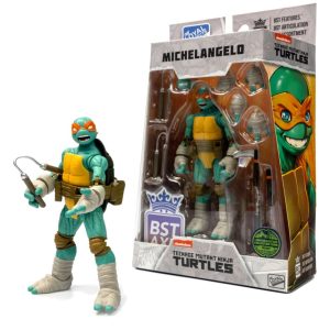 Tortugas Ninja Figura BST AXN Michelangelo (IDW Comics) 13 cm
