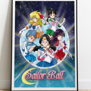 PARODIA PRINT Poster Crossover DB - Sailor Ball