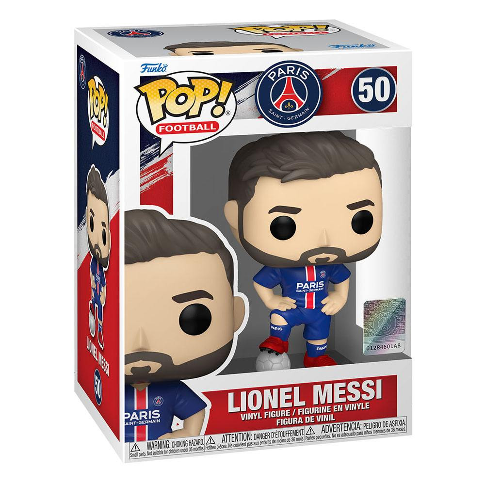 Paris Saint-Germain F.C. POP! Football Vinyl Figura Lionel Messi 9 cm