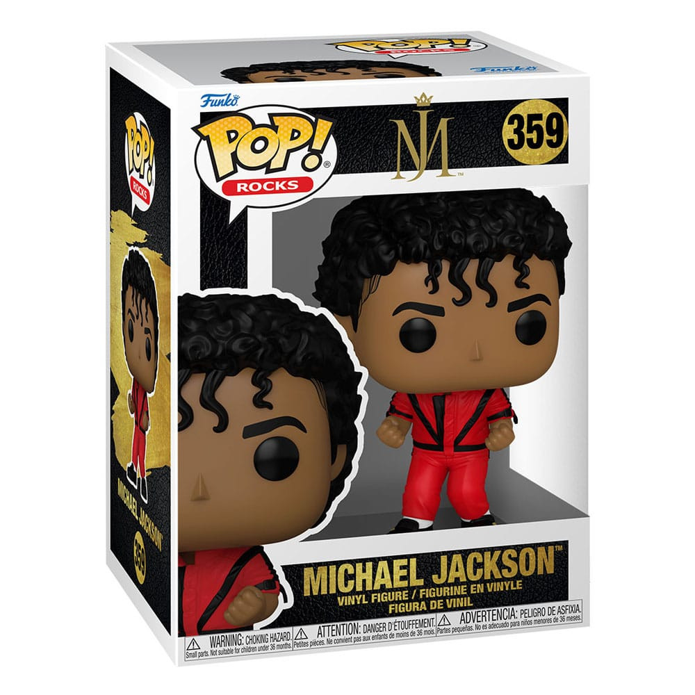 Michael Jackson POP! Rocks Vinyl Figura Thriller 9 cm