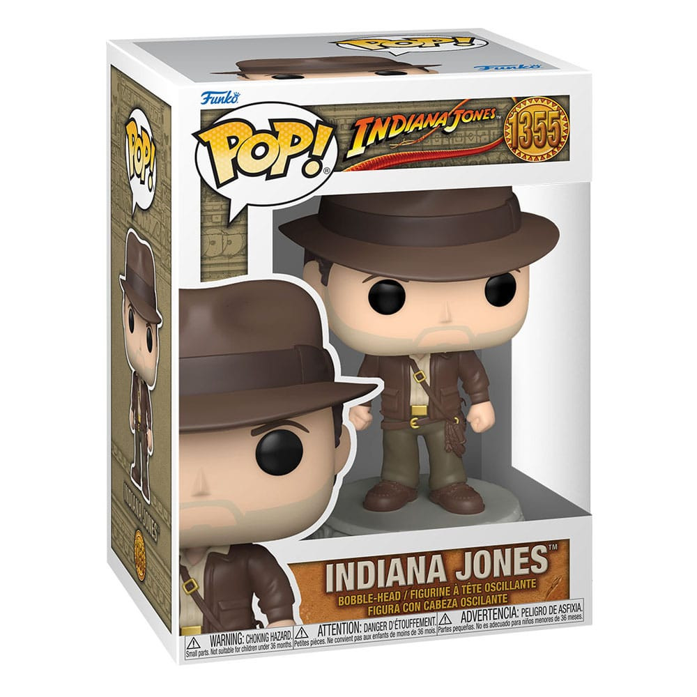 Indiana Jones Figura POP! Movies Vinyl Indiana Jones w/Jacket 9 cm