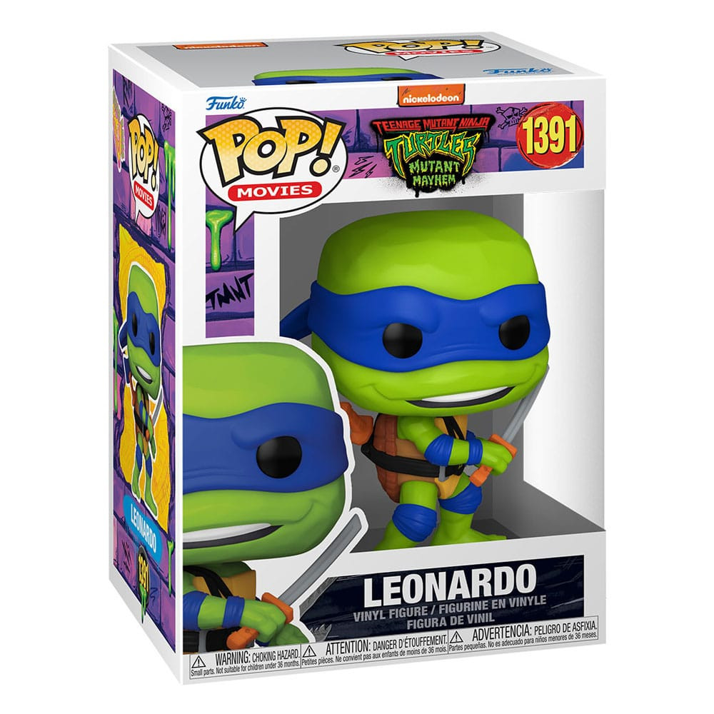 Tortugas Ninja POP! Movies Vinyl Figura Leonardo 9 cm