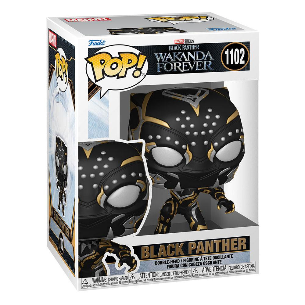 Black Panther: Wakanda Forever Figura POP! Marvel Vinyl Black Panther 9 cm