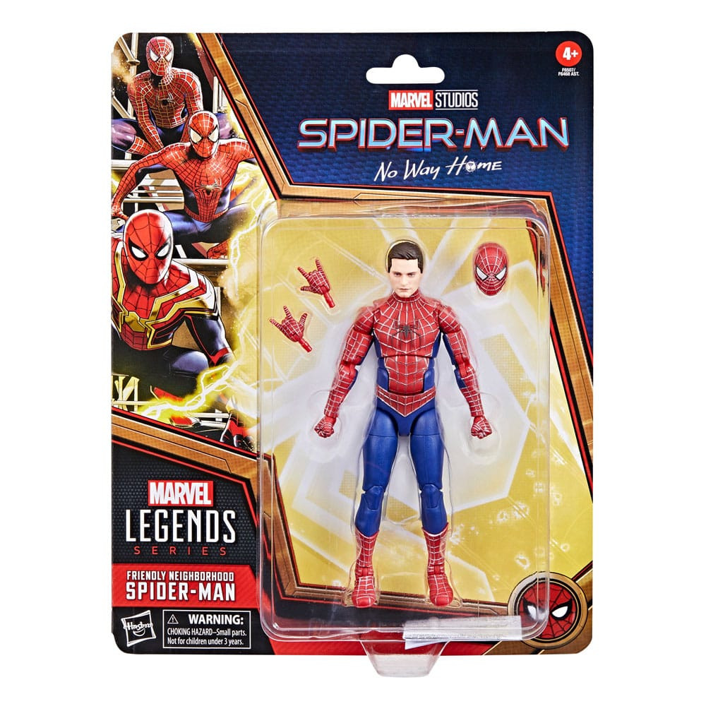 Spider-Man: No Way Home Marvel Legends Figura Friendly Neighborhood Spider-Man 15 cm