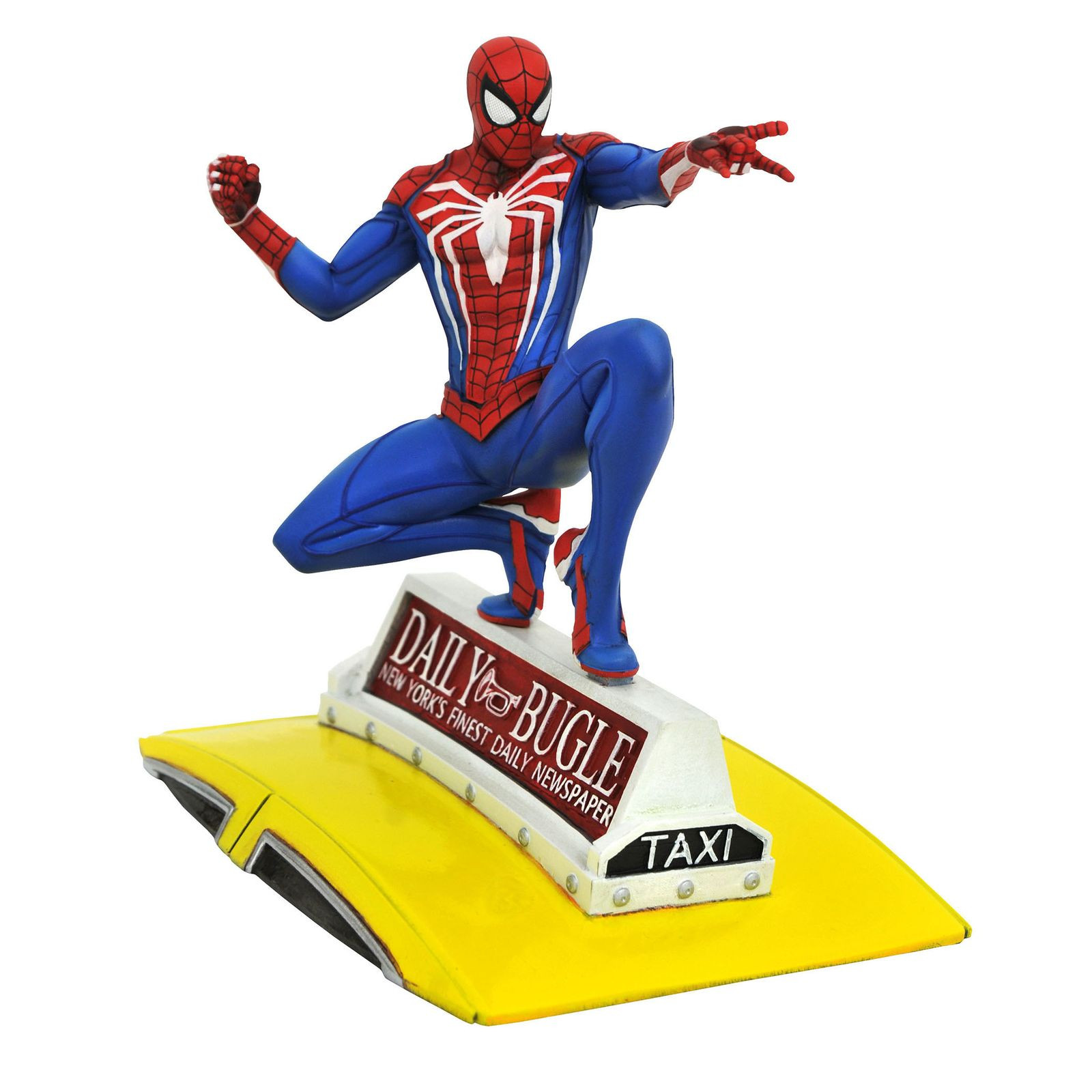SPIDER-MAN ON TAXI PVC DIORAMA 23 CM MARVEL VIDEO GAME GALLERY (RE-RUN)