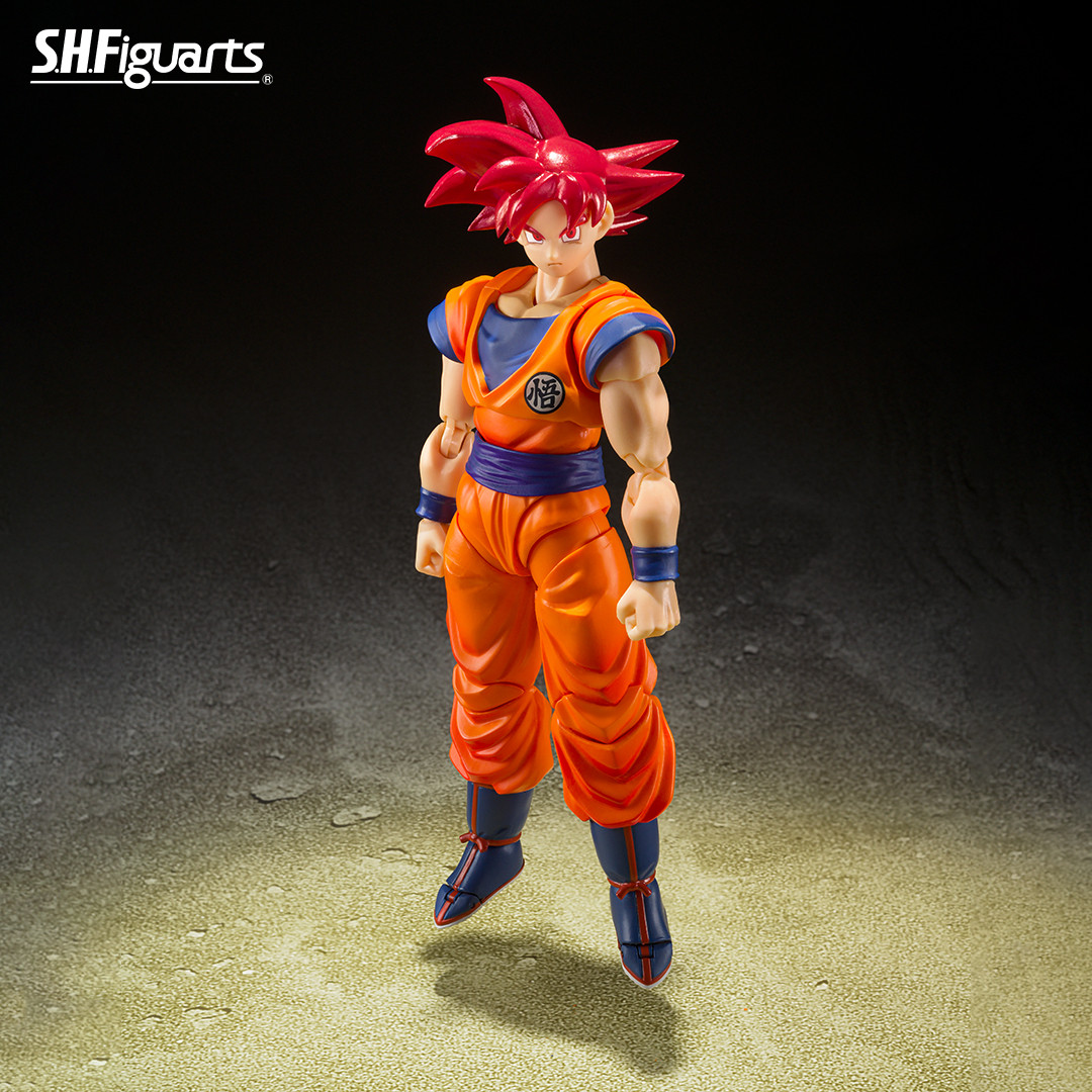 Super Saiyan God Goku Saiyan God of Virture Dragon Ball Super S.H.Figuarts