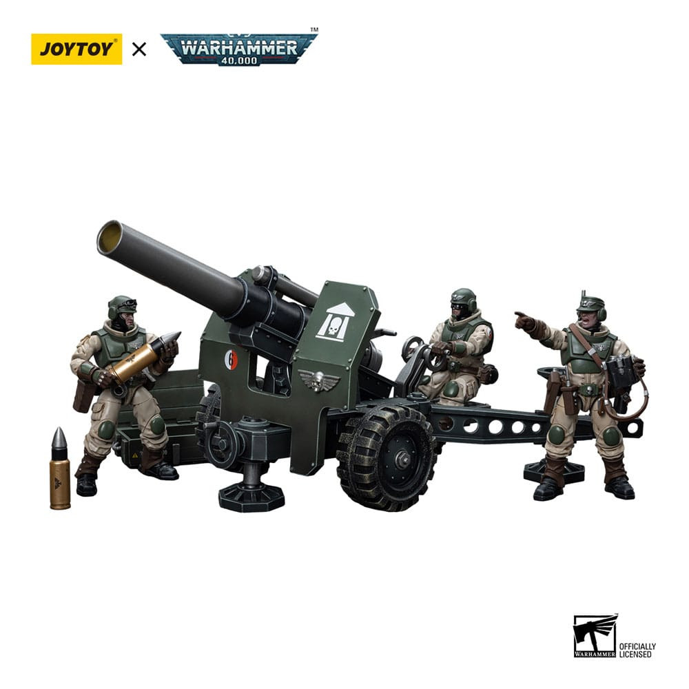 Astra Militarum Ordnance Team with Bombast Field Gun 1/18 Warhammer 40k