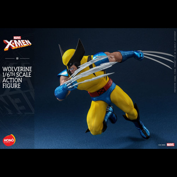 ¡Imagina uno de los personajes de cómic más emblemáticos de X-Men con figuras de acción de HONŌ STUDIO! ¡La primera figura de acción de la serie X-Men, Wolverine, incluye la figura, el fondo estilo portada de cómic y las garras retráctiles de Wolverine para diferentes poses! Esta figura a escala 1/6 luce su vibrante traje amarillo y azul metálico con rayas animales y múltiples puntos de articulación, con brazos de silicona sin costuras para encarnar el físico musculoso de Wolverine.