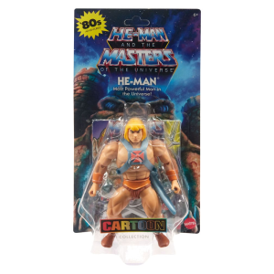 Figura de acción de 14 cm del personaje He-Man Cartoon Collection Masters del fabricante Mattel