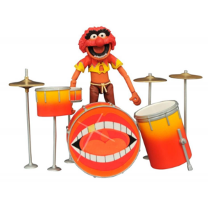 Diamond Select Toys presenta, dentro de su colección The Best of Muppets, la figura de Animal, el baterista miembro de "the Electric Mayhem band". La figura mide unos 18 cm y tiene múltiples puntos de articulación. Se incluye la batería de Animal.