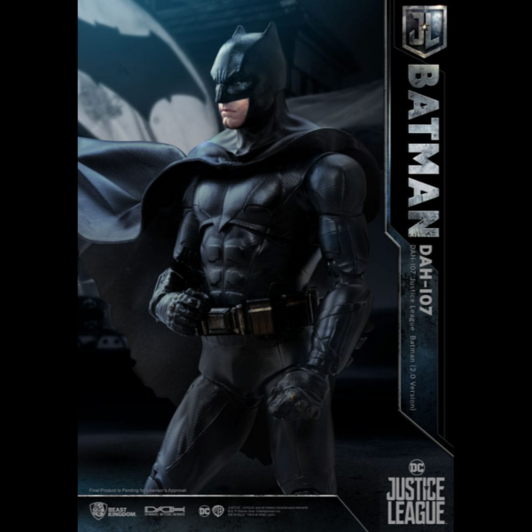 BATMAN JUSTICE LEAGUE DYNAMIC 8CTION HEROES. Figura articulada de "Justice League" a escala 1/9, tamaño aprox. 20 cm. Viene con accesorios.