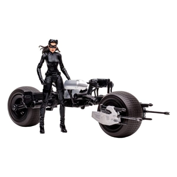 Vehículos DC Comics - Vehículo de la serie DC Multiverse de McFarlane Toys - Se adapta a todas las figuras en formato de 7 pulgadas - Incluye figura de Catwoman de 18 cm de altura