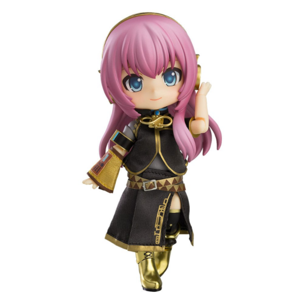 Figuras Vocaloid Figura articulada de la línea "Nendoroid Doll", tamaño aprox. 14 cm. Viene con ropa de tela en una caja con ventana.